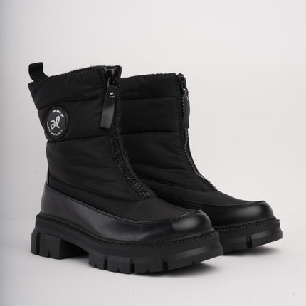 Botines de invierno negras x cremallera