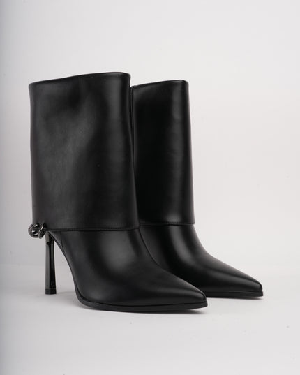 Botines de tacón negros x piercings