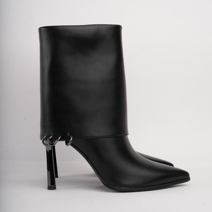Botines de tacón negros x piercings