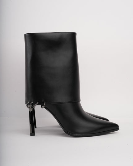 Botines de tacón negros x piercings