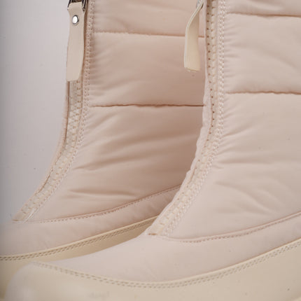 Botines de invierno beige x cremallera