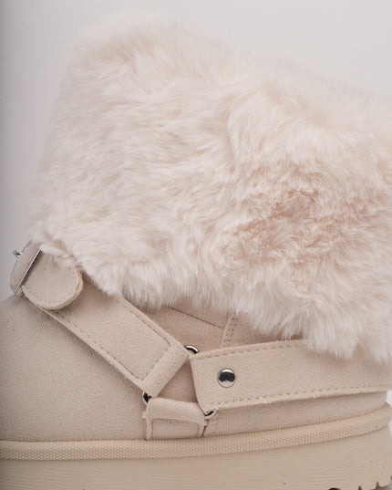 Botas ugg arena cuello peluche