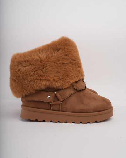 Botas ugg miel cuello peluche