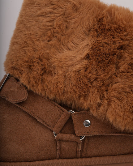 Botas ugg miel cuello peluche