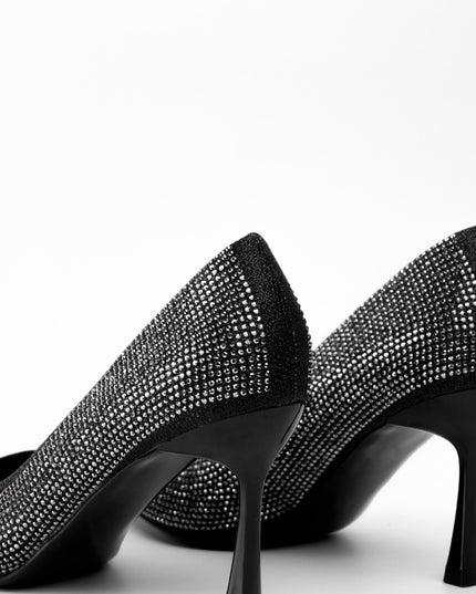 Tacón brillantes alto