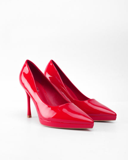 Tacón rojo charol alto