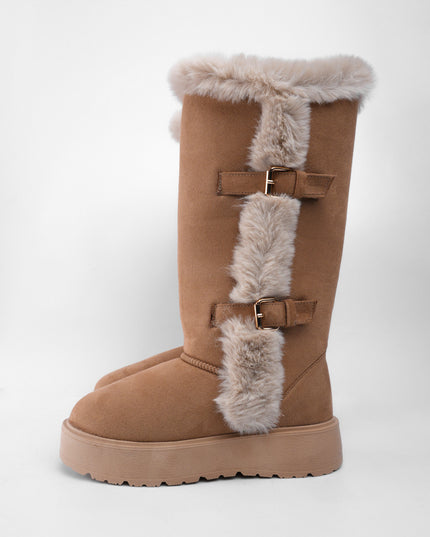 Botas ugg largas miel x peluche