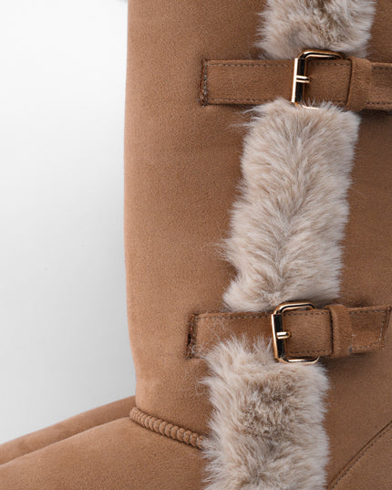 Botas ugg largas miel x peluche