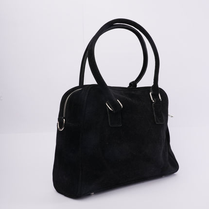 Bolso negro mediano con monedero pequeño