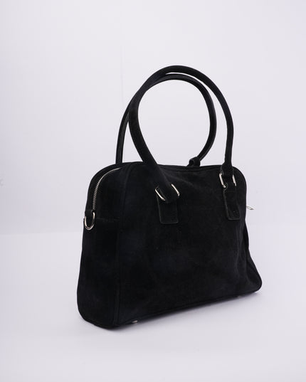 Bolso negro mediano con monedero pequeño