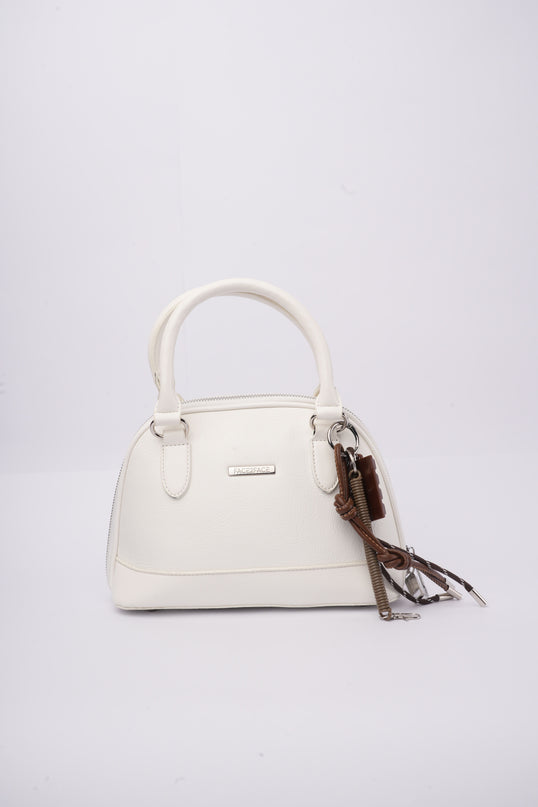 Bolso mediano blanco x accesorio