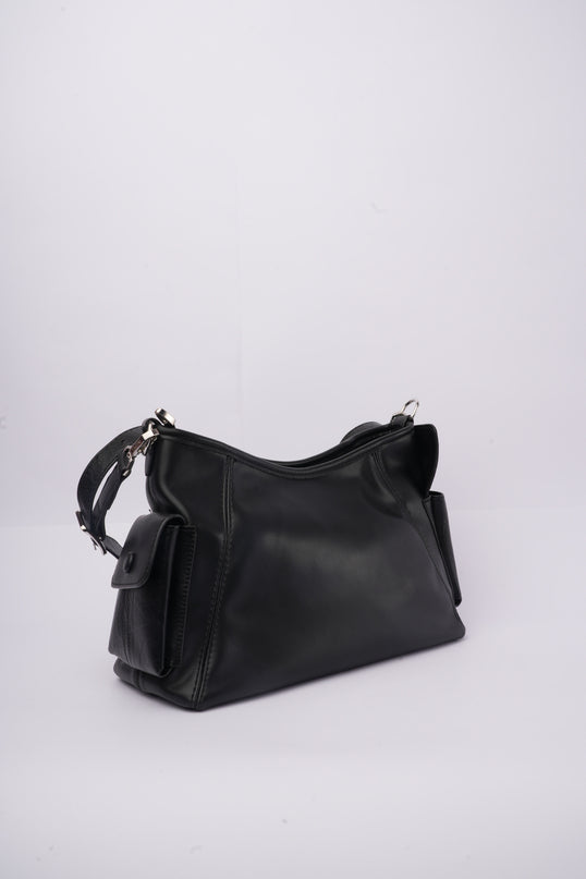 Bolso mediano ajustable negro