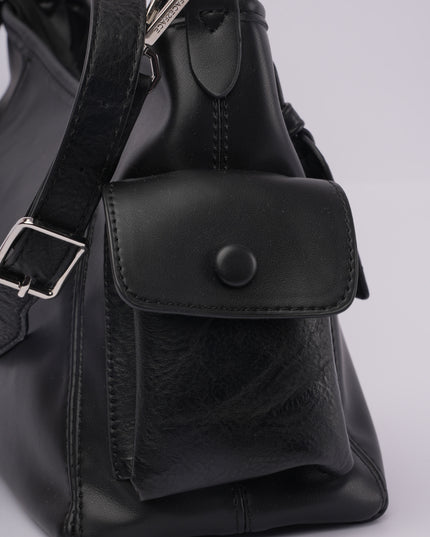 Bolso mediano ajustable negro