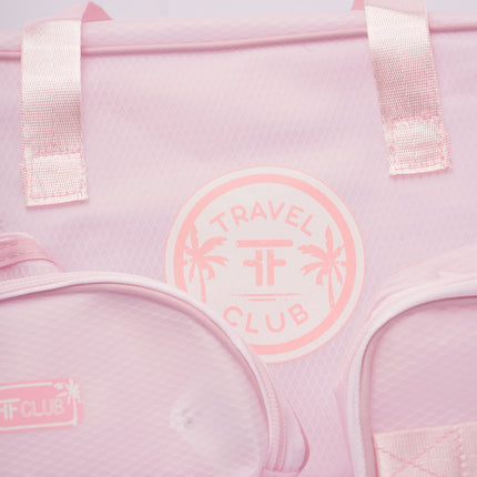 Set organizador de viaje rosa
