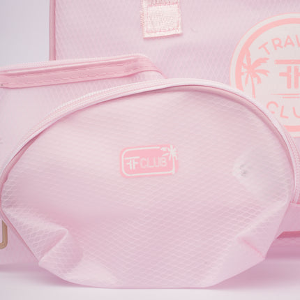 Set organizador de viaje rosa