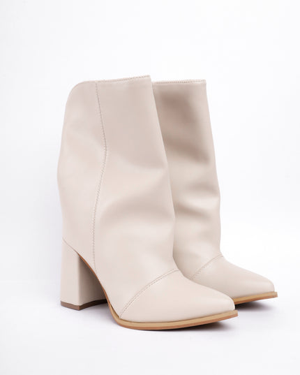 Botines hueso punta fina