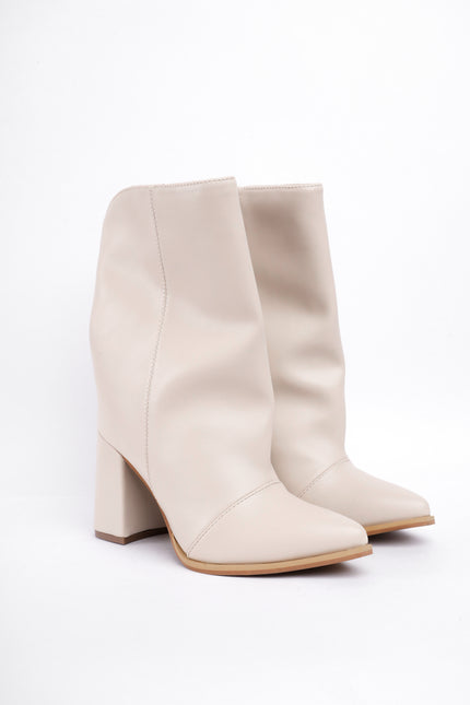 Botines hueso punta fina