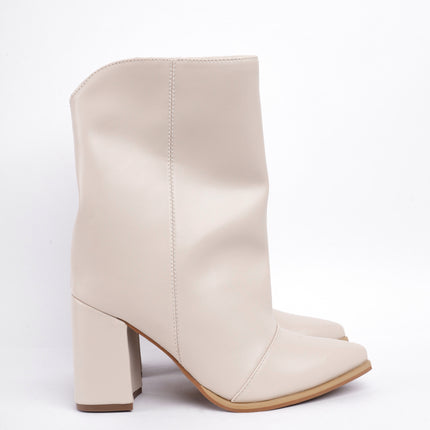 Botines hueso punta fina