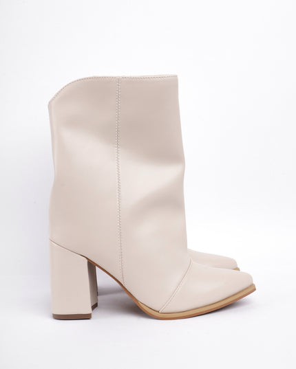 Botines hueso punta fina