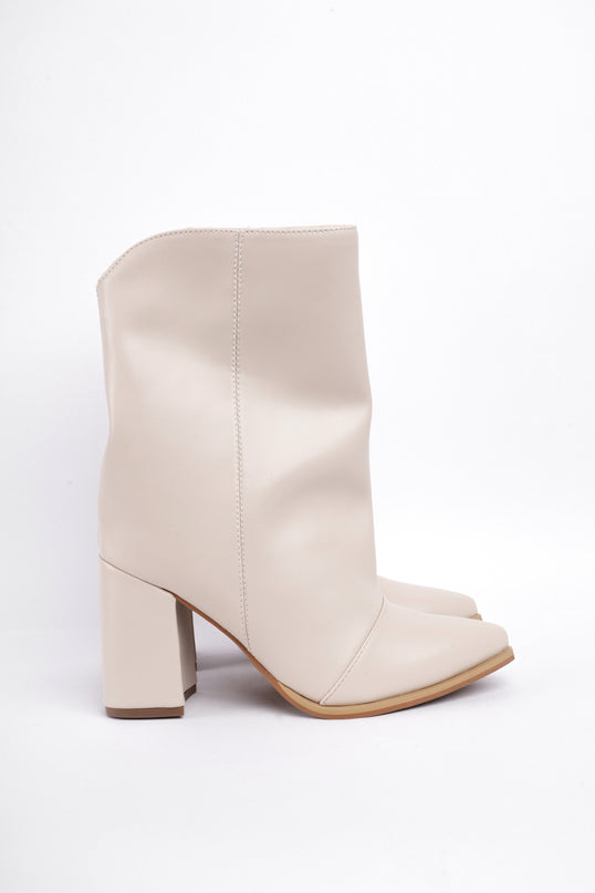 Botines hueso punta fina