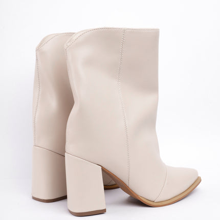 Botines hueso punta fina