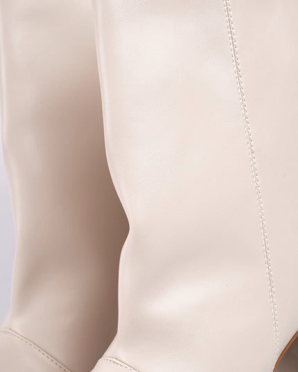 Botines hueso punta fina