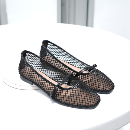 Bailarinas negras transparente brillos