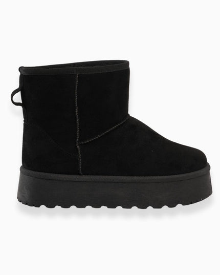 Botas ugg de peluche negras