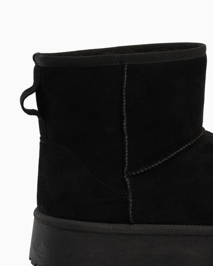 Botas ugg de peluche negras