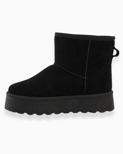 Botas ugg de peluche negras