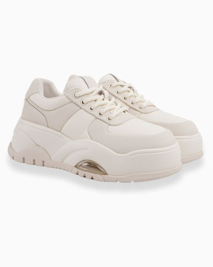 Tenis crema cámara de aire
