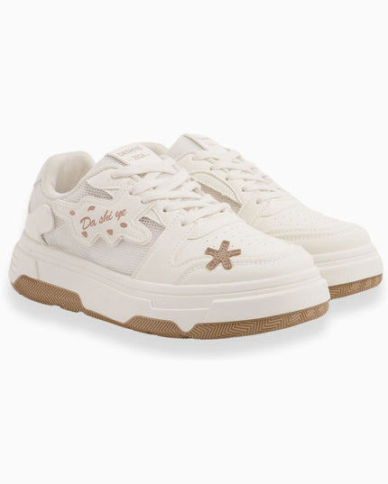 Tenis crema x café diseños