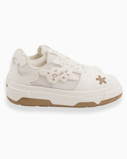 Tenis crema x café diseños