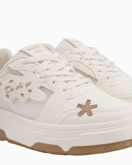 Tenis crema x café diseños