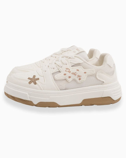 Tenis crema x café diseños