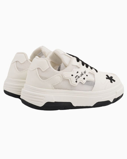 Tenis crema x negro diseños