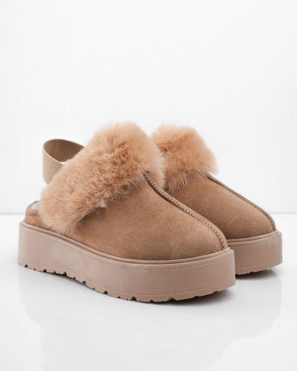 SUECOS UGG TAUPE PELUCHE