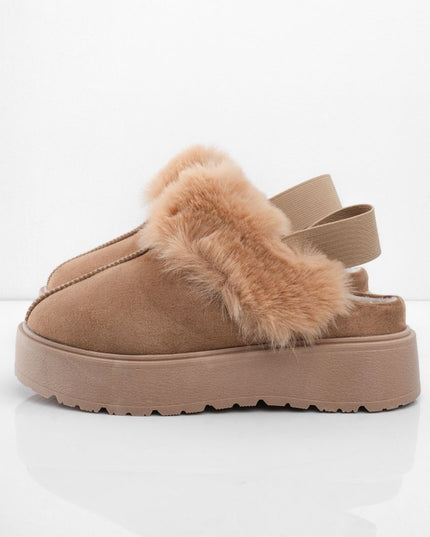 SUECOS UGG TAUPE PELUCHE