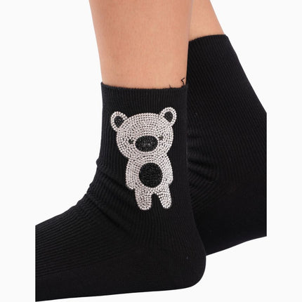 Medias negras de oso