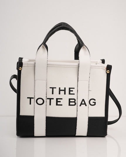 Bolso blanco the tote bag con correa