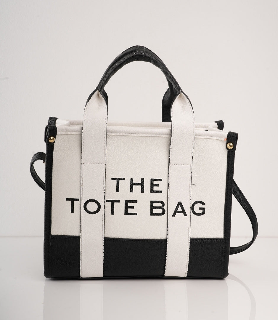 Bolso blanco the tote bag con correa – Adrenalina