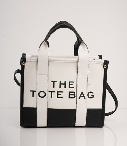 Bolso blanco the tote bag con correa