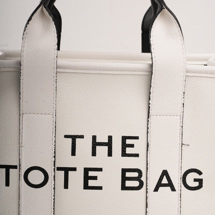 Bolso blanco the tote bag con correa