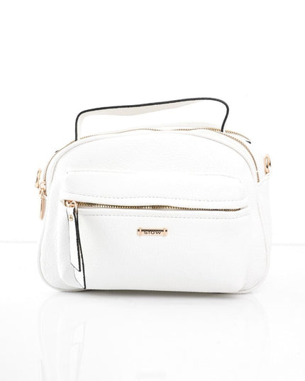 Bolso blanco con correa ajustable