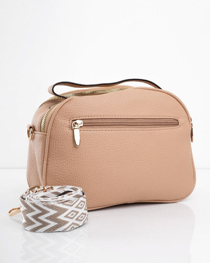 Bolso kaki con correa ajustable