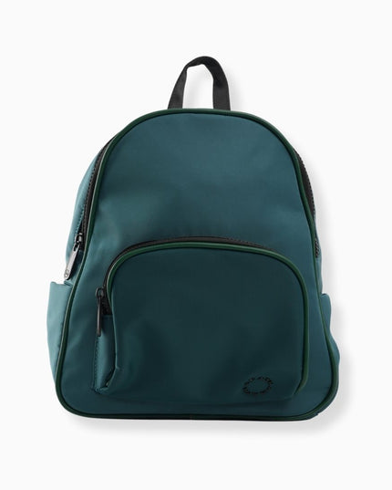Morral verde de diseño minimalista