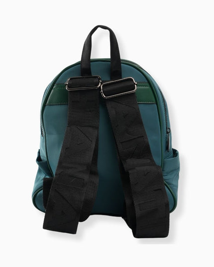 Morral verde de diseño minimalista