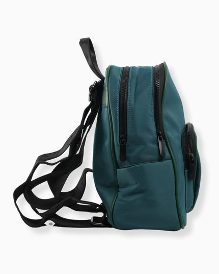 Morral verde de diseño minimalista