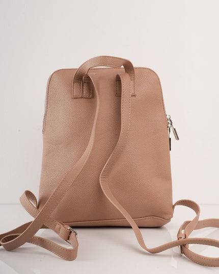 Morral café con bolsillo frontal y correas