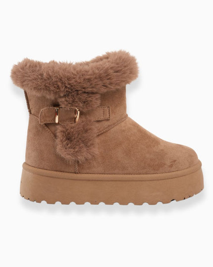 BOTA UGG BEIGE PELUCHE
